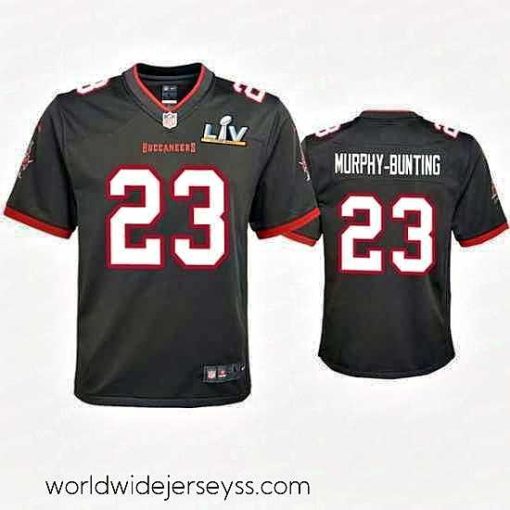 Finely crafted Sean Murphy Bunting Buccaneers Pewter Super Bowl Lv Game Jersey
