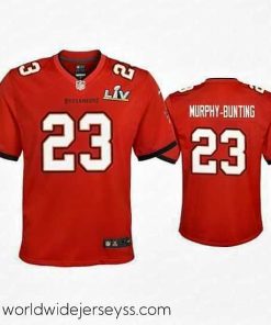 Exquisitely designed Sean Murphy Bunting Buccaneers Red Super Bowl Lv Game Jersey