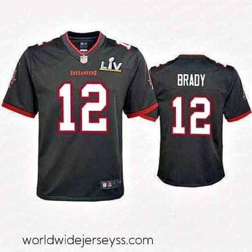 Exceptionally fashioned Tom Brady Buccaneers Pewter Super Bowl Lv Game Jersey