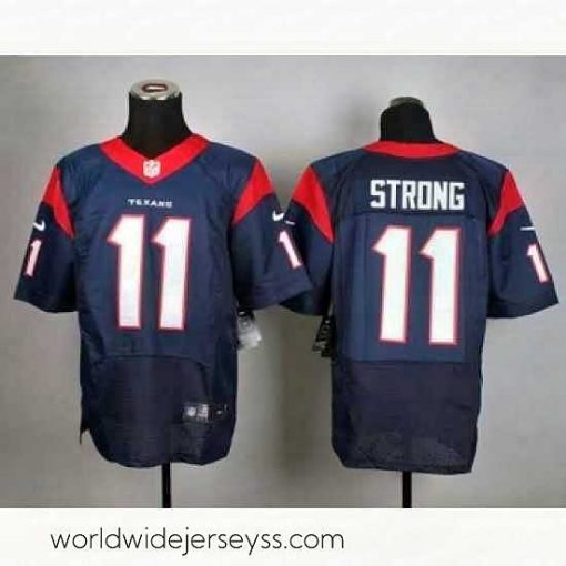 Exquisitely designed nike nfl jerseys houston texans 11 strong blue[Elite]